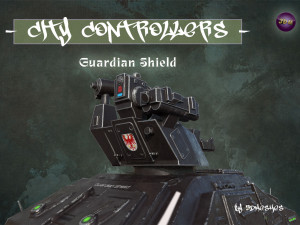 City Controllers - Guardian Shield - PBR 3D Model