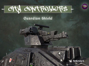 City Controllers - Guardian Shield - PBR 3D Model