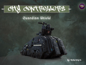 City Controllers - Guardian Shield - PBR 3D Model