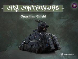 City Controllers - Guardian Shield - PBR 3D Model