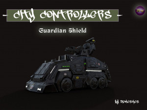 City Controllers - Guardian Shield - PBR 3D Model