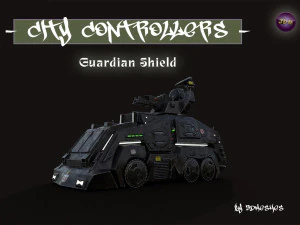 City Controllers - Guardian Shield - PBR 3D Model
