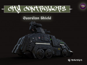 City Controllers - Guardian Shield - PBR 3D Model