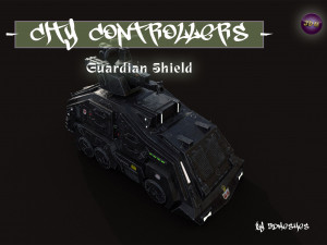 City Controllers - Guardian Shield - PBR 3D Model