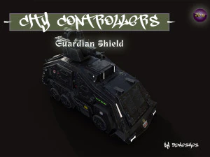 City Controllers - Guardian Shield - PBR 3D Model