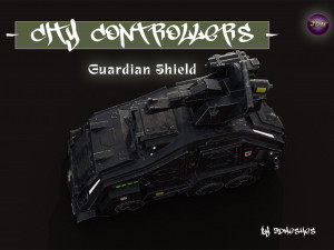 City Controllers - Guardian Shield - PBR 3D Model