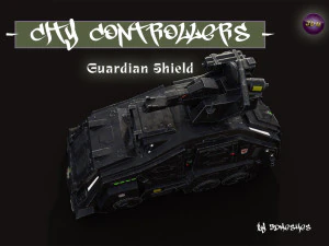 City Controllers - Guardian Shield - PBR 3D Model