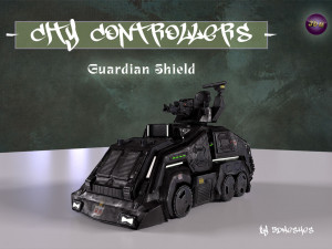 City Controllers - Guardian Shield - PBR 3D Model