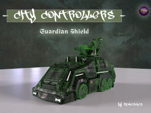 City Controllers - Guardian Shield - PBR 3D Model