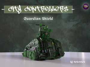 City Controllers - Guardian Shield - PBR 3D Model