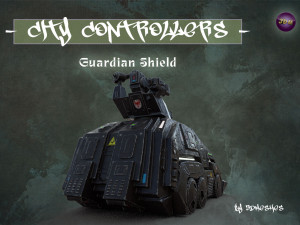 City Controllers - Guardian Shield - PBR 3D Model