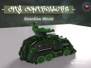 City Controllers - Guardian Shield - PBR 3D Model