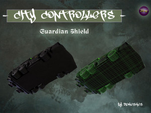 City Controllers - Guardian Shield - PBR 3D Model
