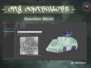 City Controllers - Guardian Shield - PBR 3D Model