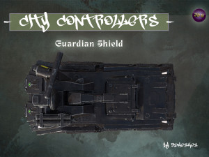 City Controllers - Guardian Shield - PBR 3D Model