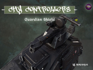 City Controllers - Guardian Shield - PBR 3D Model