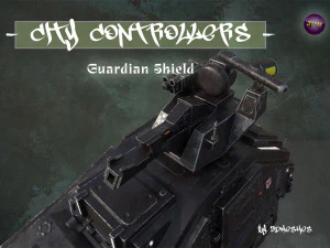 City Controllers - Guardian Shield - PBR 3D Model