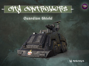 City Controllers - Guardian Shield - PBR 3D Model