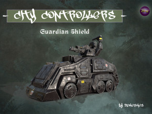 City Controllers - Guardian Shield - PBR 3D Model