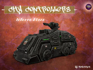 City Controllers - Inferno Blaze - PBR 3D Model