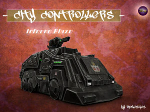 City Controllers - Inferno Blaze - PBR 3D Model