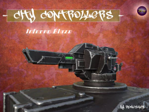 City Controllers - Inferno Blaze - PBR 3D Model