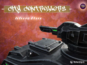 City Controllers - Inferno Blaze - PBR 3D Model