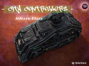 City Controllers - Inferno Blaze - PBR 3D Model