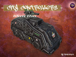 City Controllers - Inferno Blaze - PBR 3D Model