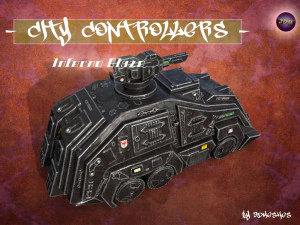 City Controllers - Inferno Blaze - PBR 3D Model