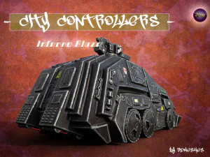 City Controllers - Inferno Blaze - PBR 3D Model