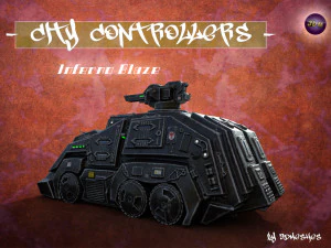 City Controllers - Inferno Blaze - PBR 3D Model