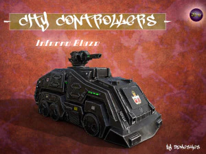 City Controllers - Inferno Blaze - PBR 3D Model