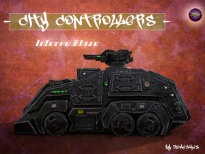 City Controllers - Inferno Blaze - PBR 3D Model