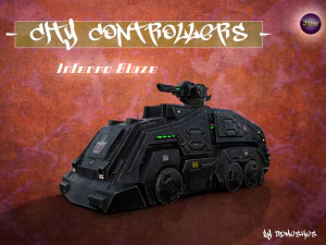 City Controllers - Inferno Blaze - PBR 3D Model
