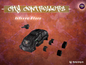 City Controllers - Inferno Blaze - PBR 3D Model