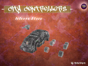 City Controllers - Inferno Blaze - PBR 3D Model