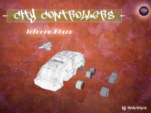 City Controllers - Inferno Blaze - PBR 3D Model
