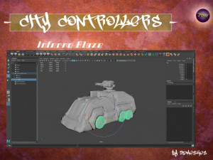 City Controllers - Inferno Blaze - PBR 3D 模型