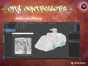 City Controllers - Inferno Blaze - PBR 3D 模型