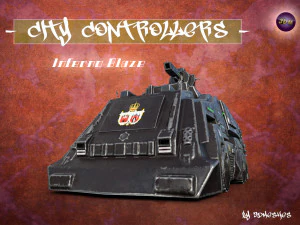 City Controllers - Inferno Blaze - PBR 3D Model