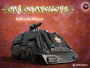 City Controllers - Inferno Blaze - PBR 3D Model