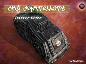 City Controllers - Inferno Blaze - PBR 3D Model