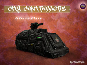 City Controllers - Inferno Blaze - PBR 3D Model