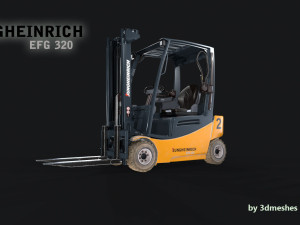 Jungheinrich - EFG320 Electro Forklift - PBR 3D Model