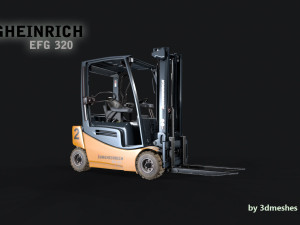Jungheinrich - EFG320 Electro Forklift - PBR 3D Model