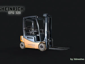 Jungheinrich - EFG320 Electro Forklift - PBR 3D Model