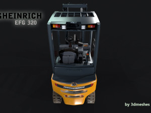 Jungheinrich - EFG320 Electro Forklift - PBR 3D Model