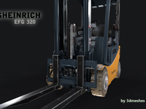 Jungheinrich - EFG320 Electro Forklift - PBR 3D Model