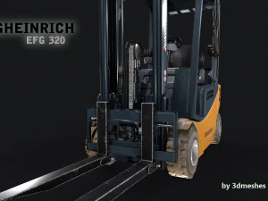 Jungheinrich - EFG320 Electro Forklift - PBR 3D Model